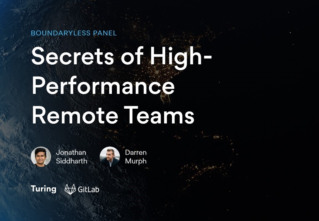 High Performance Remote Teams