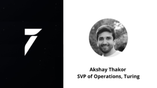 Akshay Thakor, Turing SVP of Operations