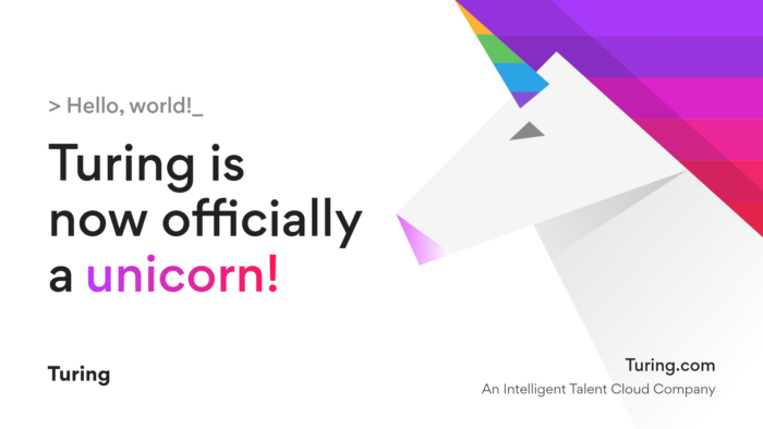 Turing.com is now a unicorn