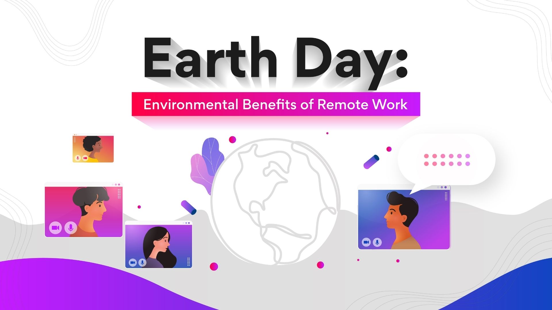 Earth day benefits of remote work