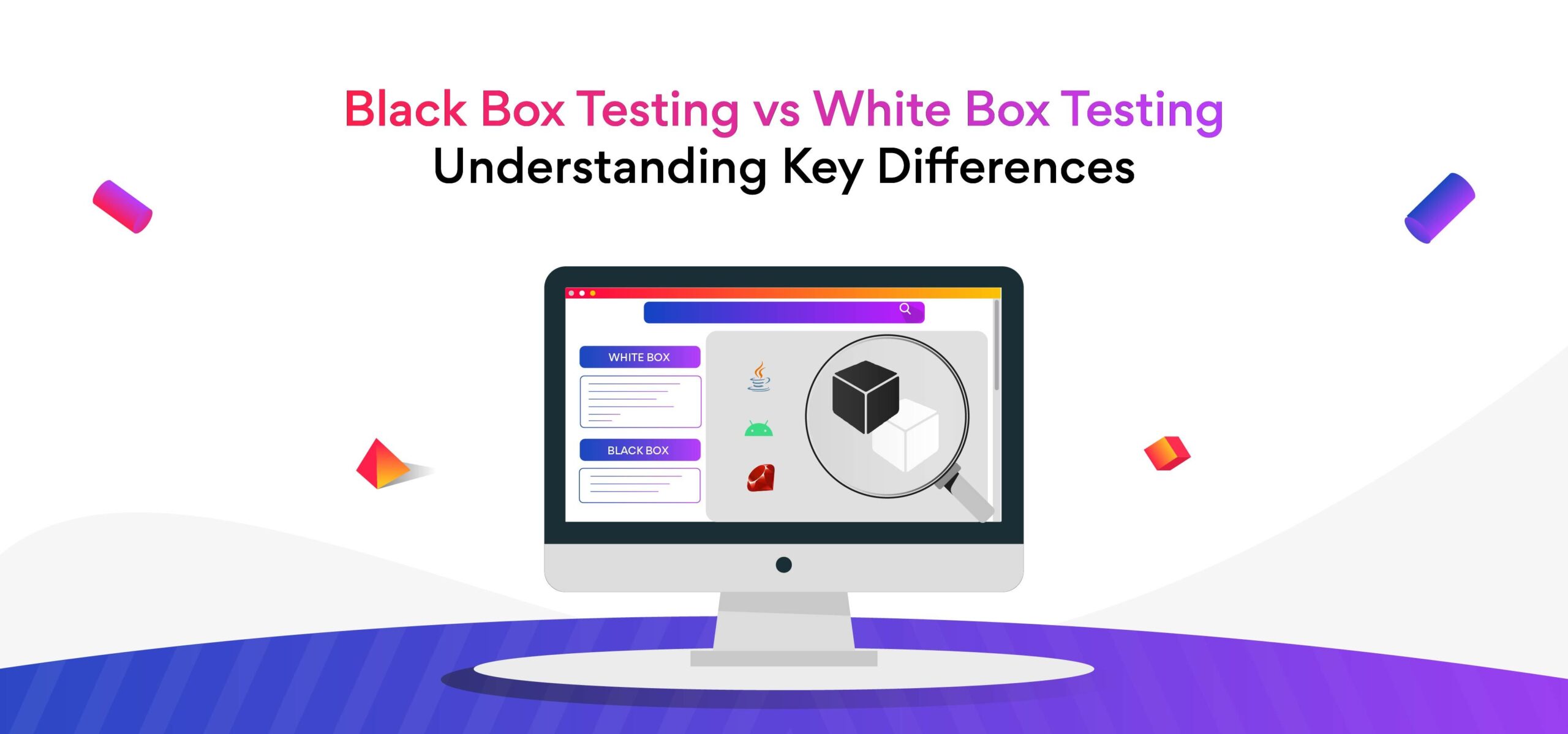 Black box testing vs white box testing