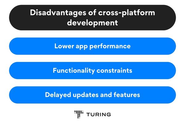 Disadvantages of cross-platform development