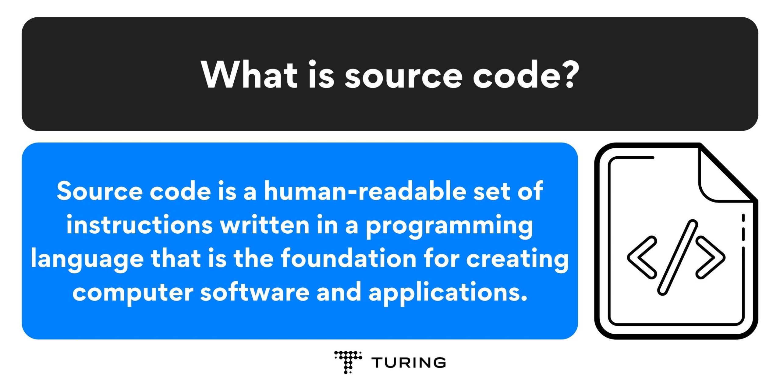 What is source code?