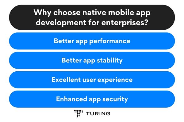 Why choose native mobile app development for enterprises